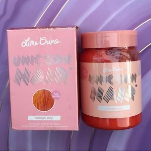 NIB Lime Crime Unicorn Hair Dye Orange Pop